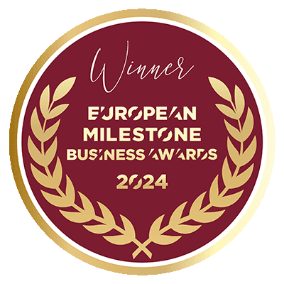 Original European Milestone Business Awards Winner 2024 seal
